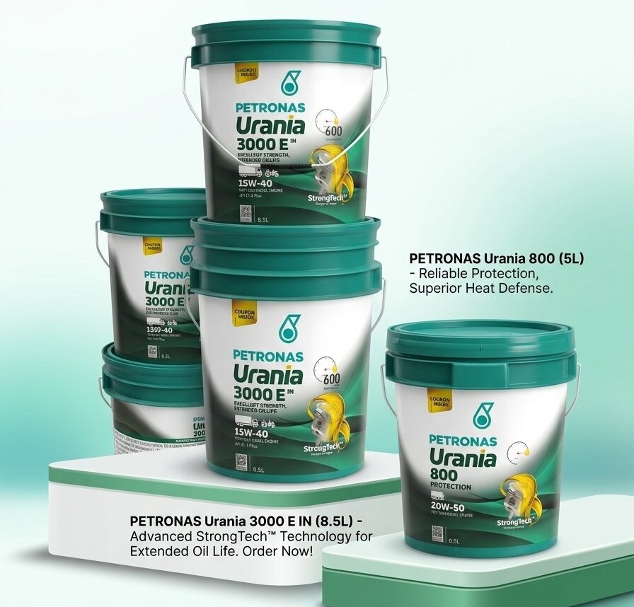 PETRONAS Urania 3000 E 15W-40 (API CI-4 Plus)